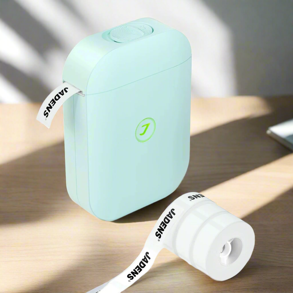 JADENS Portable Bluetooth Printer Label Maker JD-11 with One Roll Paper