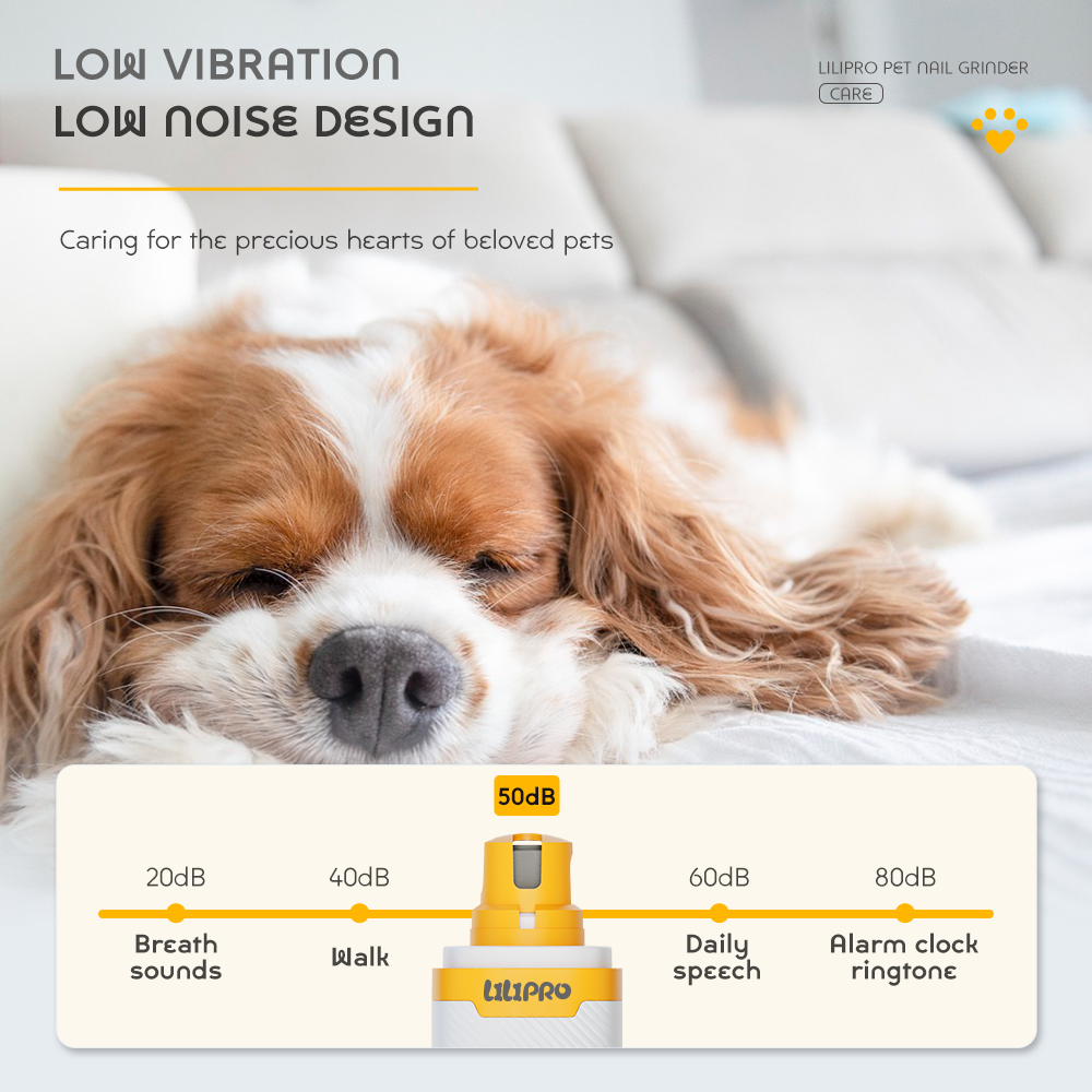 LILIPRO PG102 Cordless 3 - Speed Nail Grinder Kit for Large Pets