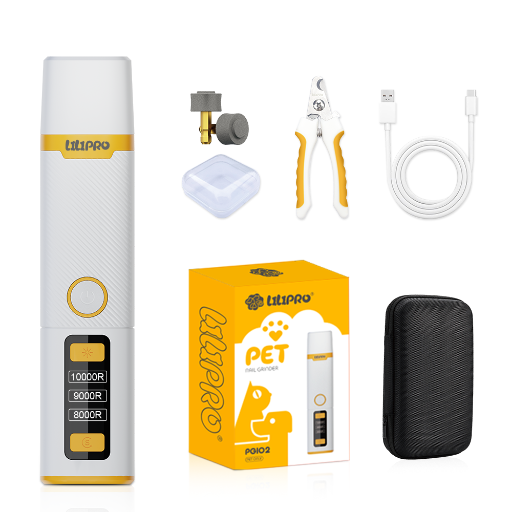 LILIPRO PG102 Cordless 3 - Speed Nail Grinder Kit for Large Pets