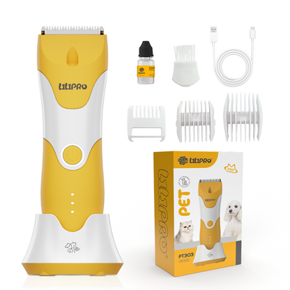 LILIPRO PT303 Cordless Hair Grooming Clipper kit for Dogs & Cats
