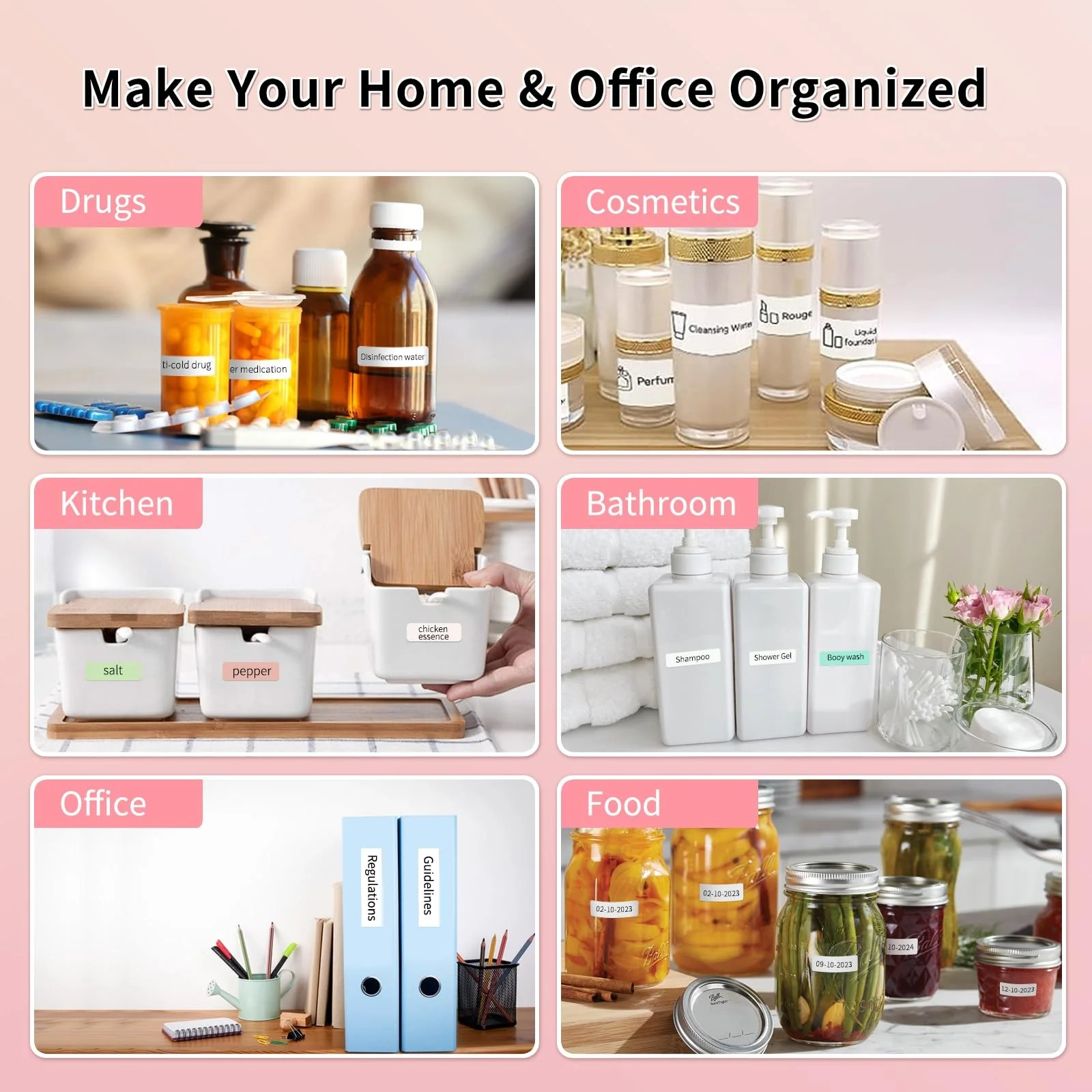 Stylish and convenient portable labeling device for creative professionals