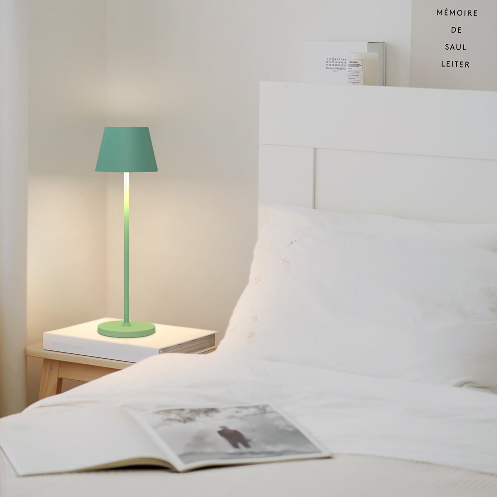 Compact and versatile LED portable lamp offering convenient cordless illumination