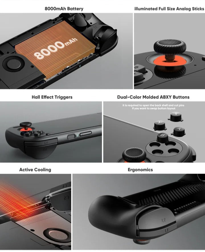 AYN Odin 3 Pro 6" OLED Touchscreen Android Handheld Gaming Console