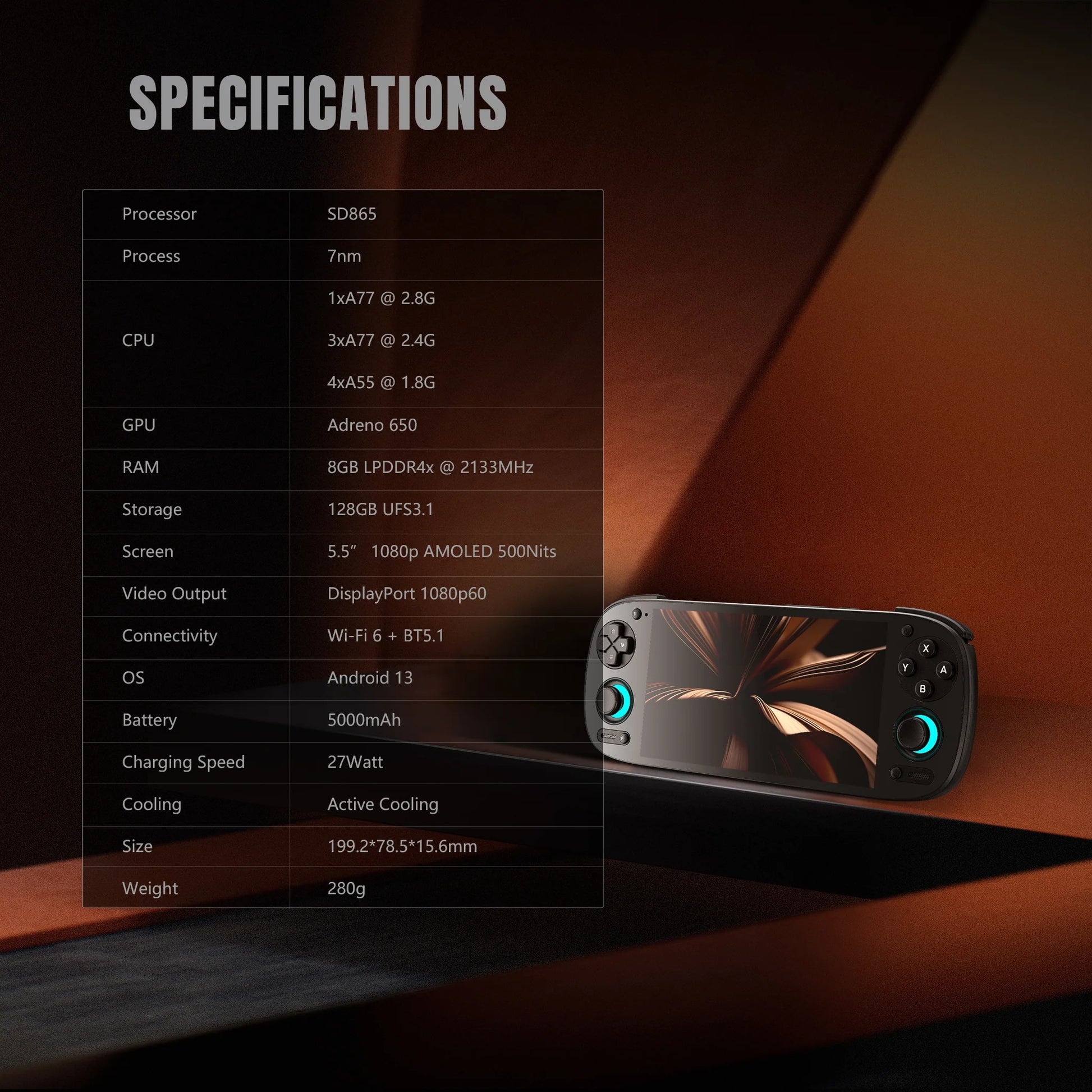 Compact handheld gaming system with advanced emulation capabilities for classic game enthusiasts