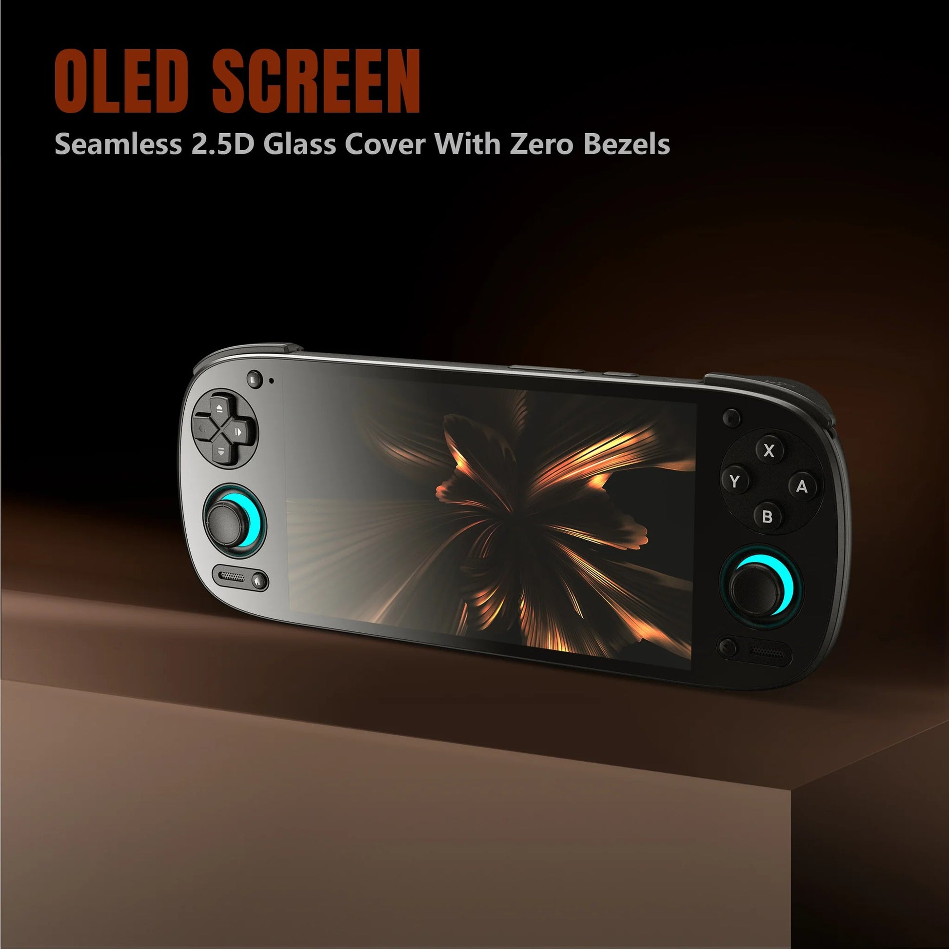 Ergonomic handheld gaming device for retro game collectors and emulation fans