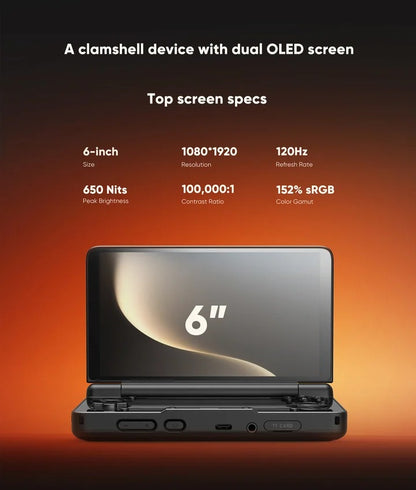 AYN Thor Max 6" Dual-AMOLED Android Gaming Console